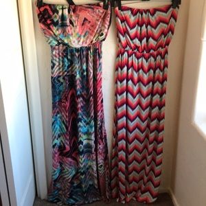 Trixxi strapless Maxi dresses x-small.